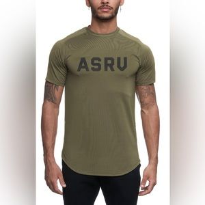 ASRV DSG-0164. Silver-Lite Established Tee Olive